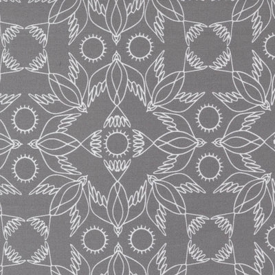 Moda Birdsong Fabric Kaleidoscope Pebble 48355-16