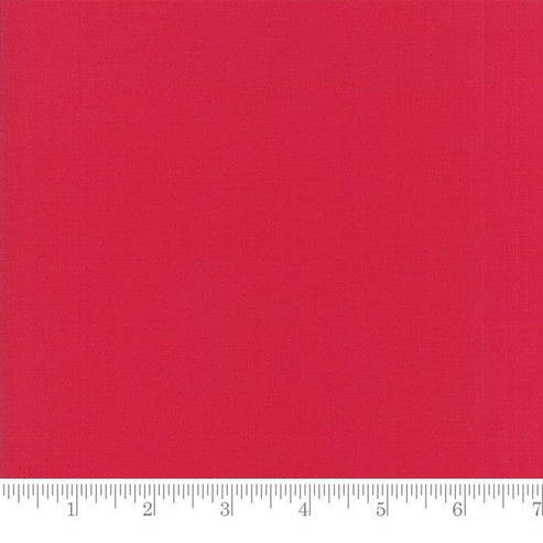 Moda Fabric Moda Fabric Bella Solids Basics Lipstick Pink 9900 340  - The Sewing Studio