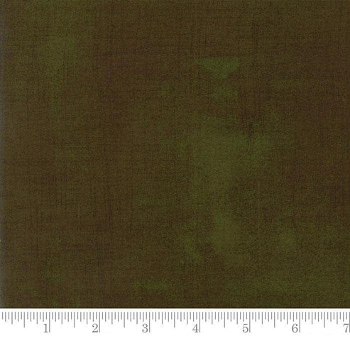 Moda Fabric Moda Fabric Grunge Wren Green Brown  - The Sewing Studio