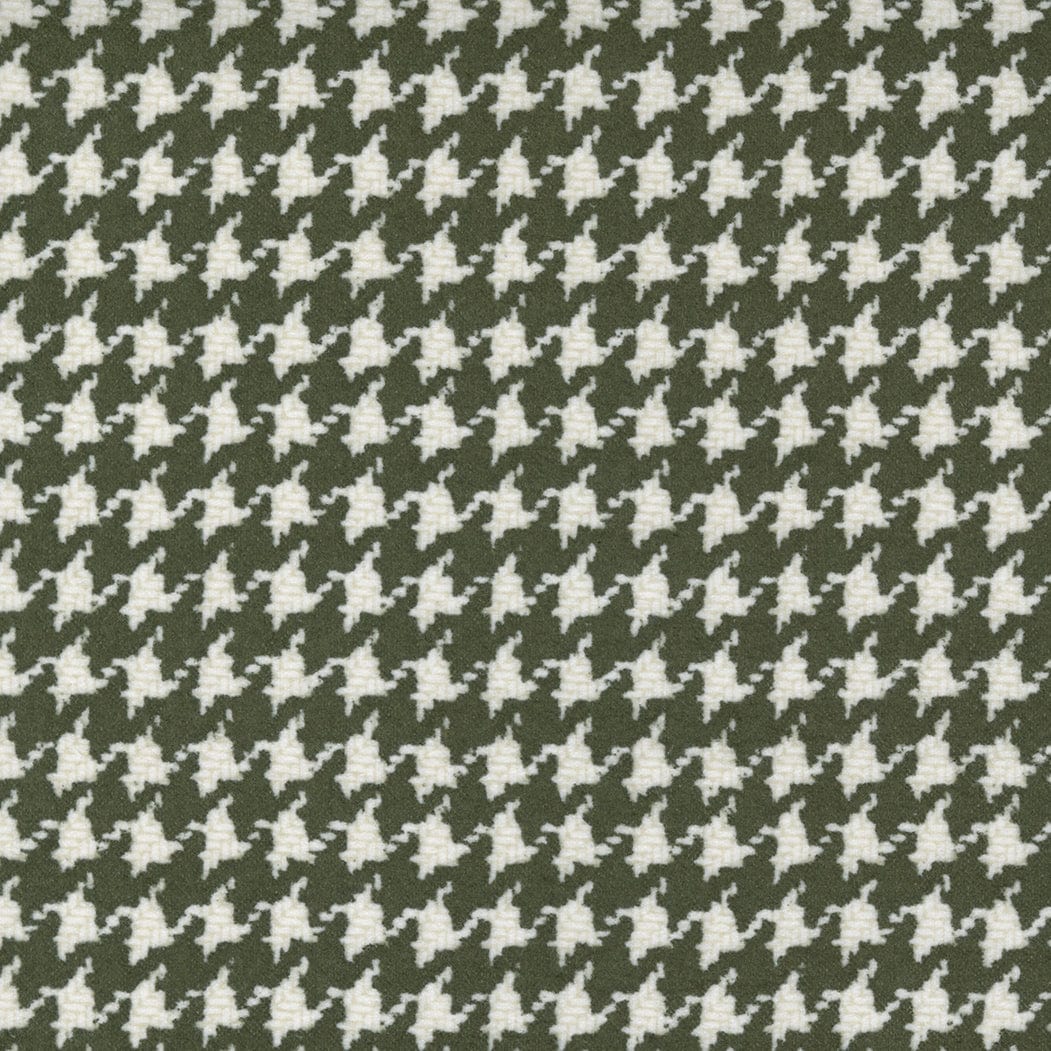 Moda Fabric Moda Fabric Yuletide Gatherings Houndstooth Ivy 49143 14F  - The Sewing Studio