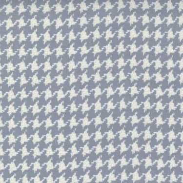 Moda Fabric Moda Fabric Yuletide Gatherings Houndstooth Smoke 49143 17F  - The Sewing Studio for sale UK - The Sewing Studio