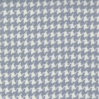 Moda Fabric Moda Fabric Yuletide Gatherings Houndstooth Smoke 49143 17F  - The Sewing Studio