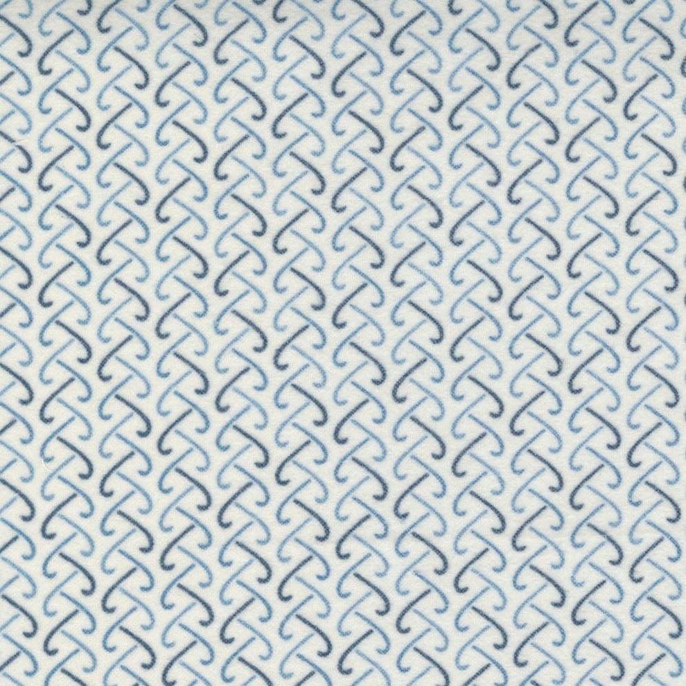 Moda Fabric Moda Fall Fantasy Flannels Back and Forth Birch Fabric 6844 15F  - The Sewing Studio