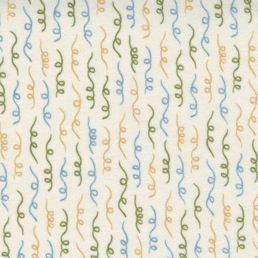 Moda Fabric Moda Fall Fantasy Flannels Curly Qs Birch Fabric 6845 15F  - The Sewing Studio for sale UK - The Sewing Studio