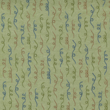 Moda Fabric Moda Fall Fantasy Flannels Curly Qs Fern Fabric 6845 12F  - The Sewing Studio for sale UK - The Sewing Studio