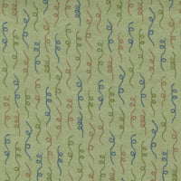 Moda Fabric Moda Fall Fantasy Flannels Curly Qs Fern Fabric 6845 12F  - The Sewing Studio