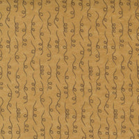 Moda Fabric Moda Fall Fantasy Flannels Curly Qs Grain Fabric 6845 23F  - The Sewing Studio