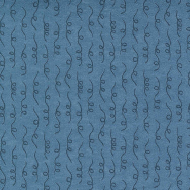 Moda Fabric Moda Fall Fantasy Flannels Curly Qs River Fabric 6845 26F  - The Sewing Studio for sale UK - The Sewing Studio