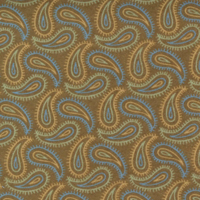 Moda Fall Fantasy Flannels Paisley Swirl Branch Fabric 6841 24F