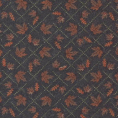 Moda Fall Melody Flannel Fabric Diamond Leaves Black 6903-18F