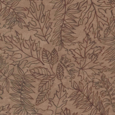 Moda Fabric Moda Fall Melody Flannel Fabric Forest Floor Leaf Tawny 6904-17F  - The Sewing Studio for sale UK - The Sewing Studio