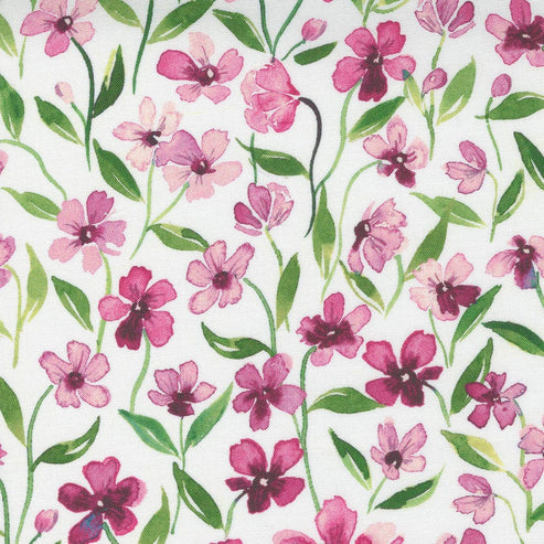 Moda Fabric Moda Fresh As A Daisy Cloud Forget Me Not Petal Fabric 8497 12  - The Sewing Studio