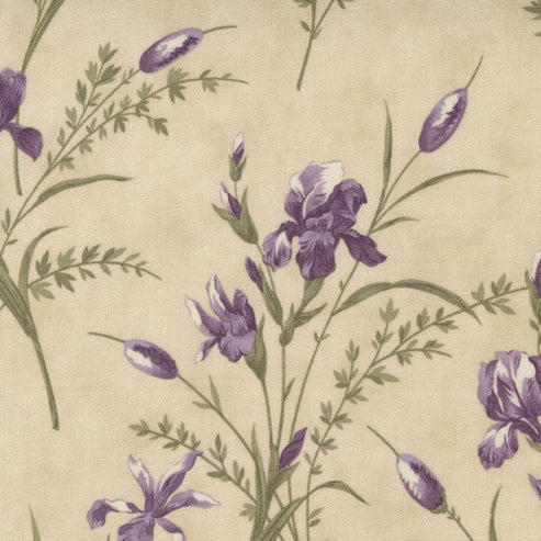 Moda Fabric Moda Iris And Ivy Garden Ivory 2250-11  - The Sewing Studio