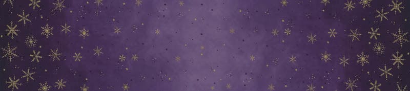 Moda Fabric Moda Ombre Flurries Winter Snowflakes Aubergine 10874-224MG  - The Sewing Studio