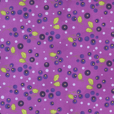 Moda Pansys Posies Fabric Circle Spray Plum 48723-14