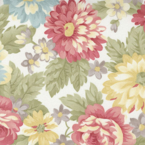 Moda Fabric Moda Promenade Fabric English Garden Cloud 44280-11  - The Sewing Studio