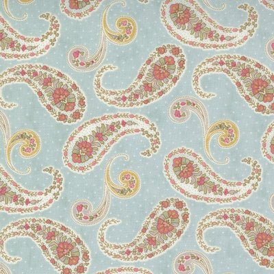 Moda Promenade Fabric Paisley Waltz Sky 44282-13