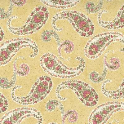 Moda Promenade Fabric Paisley Waltz Sunshine 44282-16