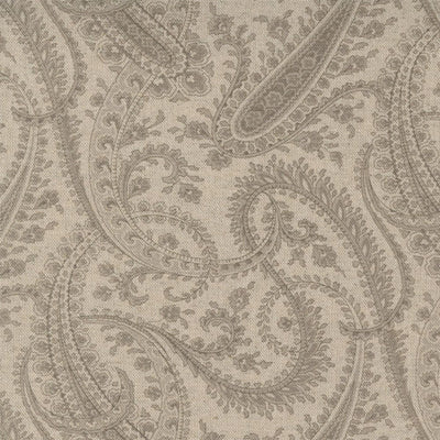 Moda Sister Bay Paisley Linen Natural Driftw Fabric 44272 35L