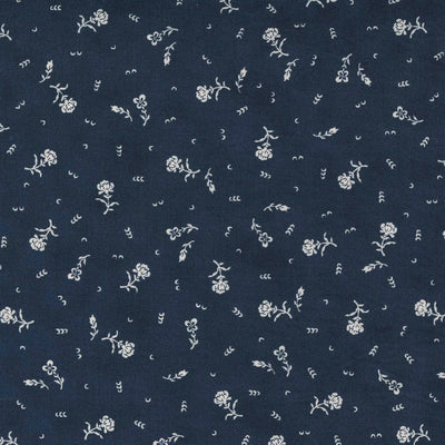 Moda Starlight Gatherings Peony Ditsy Indigo Fabric 49165 11