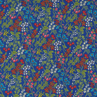 Moda Fabric Moda Wildflowers Floral Tossed Bluebonnet Fabric 33624 12  - The Sewing Studio