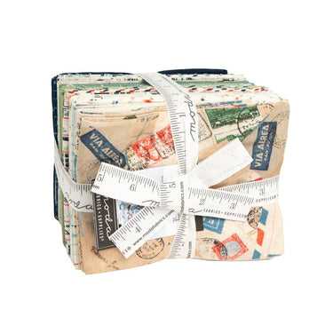 Moda Fabric Pre Cuts Moda Bon Voyage Fat Quarter Bundle 28 Piece 16940AB  - The Sewing Studio for sale UK - The Sewing Studio