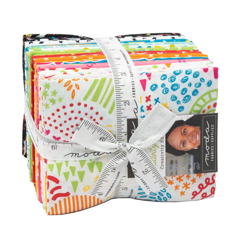 Moda Fabric Pre Cuts Moda Creativity Glows Fat Quarter Bundle 30 Piece 47530AB  - The Sewing Studio