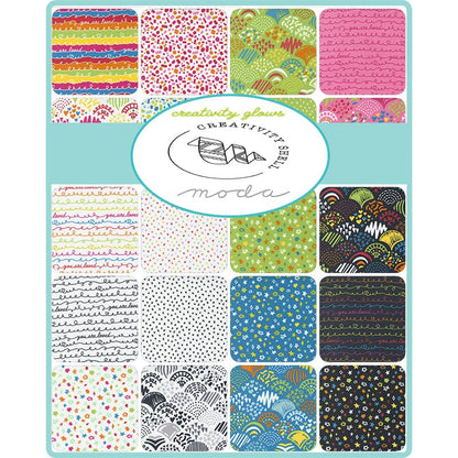 Moda Fabric Pre Cuts Moda Creativity Glows Fat Quarter Bundle 30 Piece 47530AB  - The Sewing Studio