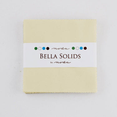 Moda Fabric Pre Cuts Moda Fabric Bella Solids Charm Pack Fig Tree  - The Sewing Studio for sale UK - The Sewing Studio