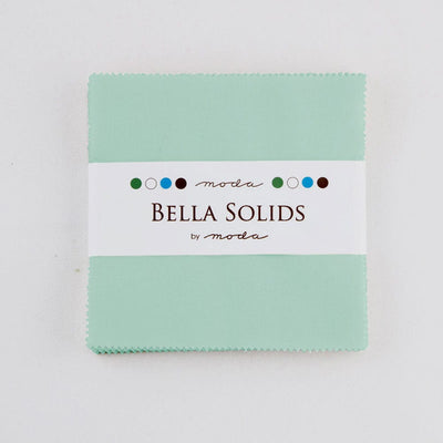 Moda Fabric Bella Solids Charm Pack Hometown Sky