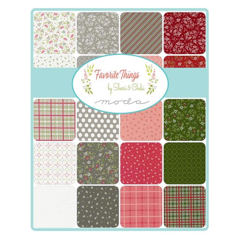 Moda Fabric Pre Cuts Moda Favorite Things Charm Pack 37650PP  - The Sewing Studio