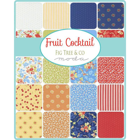 Moda Fabric Pre Cuts Moda Fruit Cocktail Jelly Roll 20460JR  - The Sewing Studio