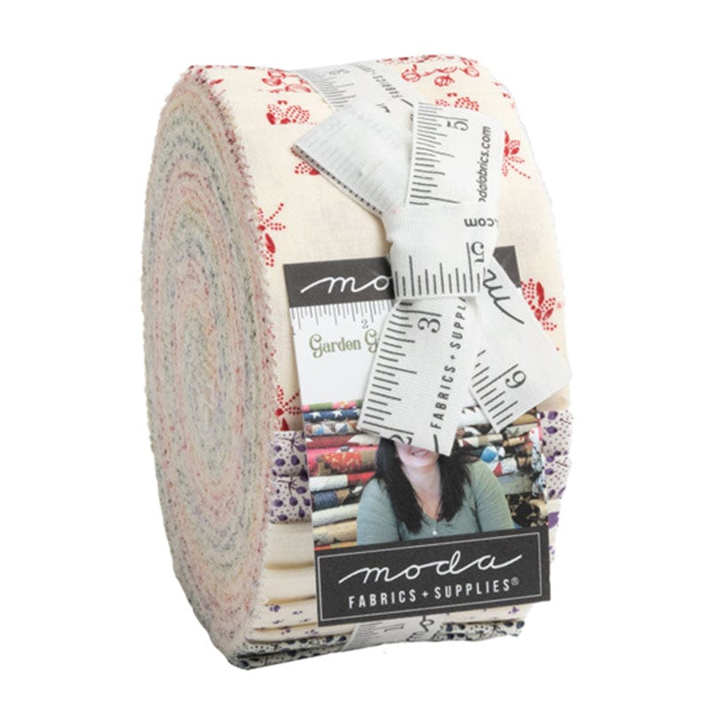 Moda Fabric Pre Cuts Moda Garden Gatherings Shirtings Jelly Roll 49171JR  - The Sewing Studio