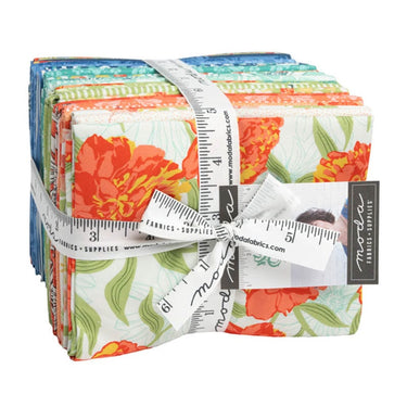 Moda Fabric Pre Cuts Moda Garden Society Fat Quarter Bundle 32 Piece 11890AB  - The Sewing Studio for sale UK - The Sewing Studio