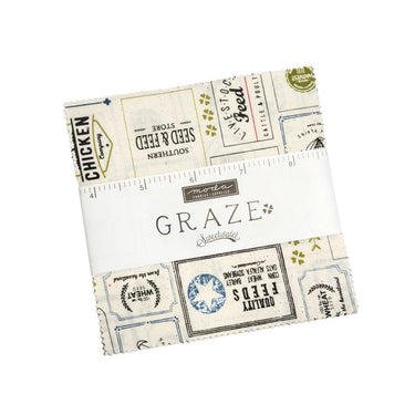 Moda Fabric Pre Cuts Moda Graze Charm Pack 55600PP  - The Sewing Studio for sale UK - The Sewing Studio