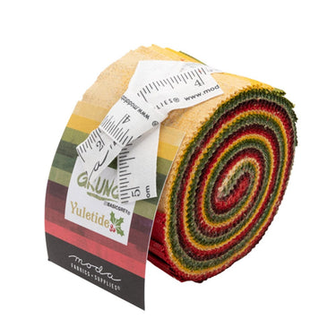 Moda Fabric Pre Cuts Moda Grunge Yuletide Junior Jelly Roll  - The Sewing Studio for sale UK - The Sewing Studio