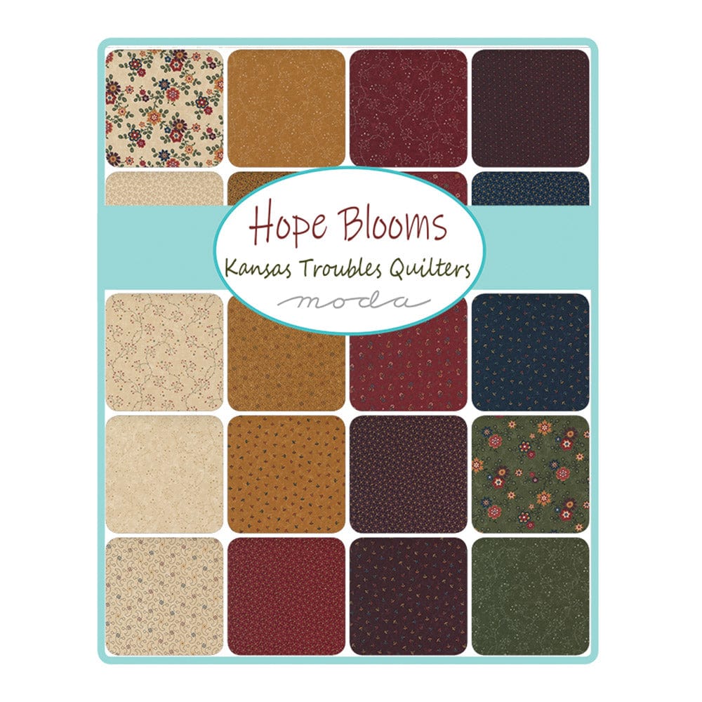 Moda Fabric Pre Cuts Moda Hope Blooms Honey Bun  - The Sewing Studio