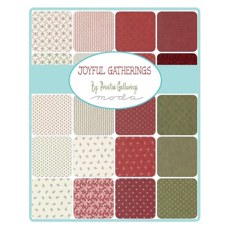 Moda Fabric Pre Cuts Moda Joyful Gatherings Layer Cake 49210LC  - The Sewing Studio