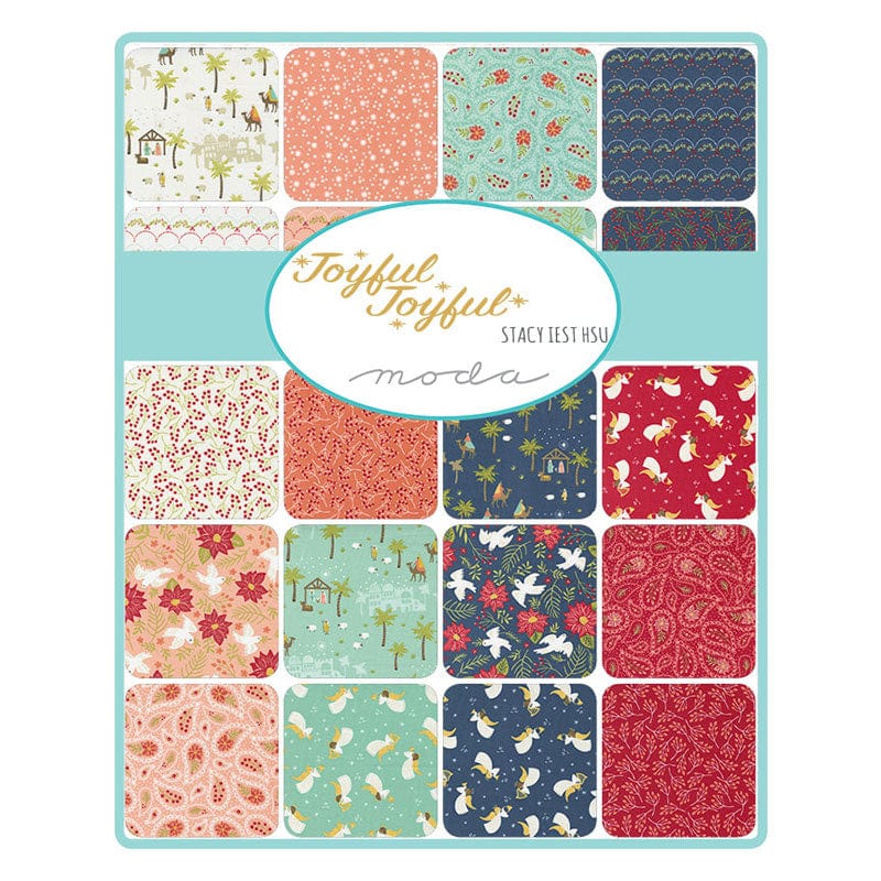 Moda Fabric Pre Cuts Moda Joyful Joyful Fat Quarter Bundle 29 Piece 20800AB  - The Sewing Studio