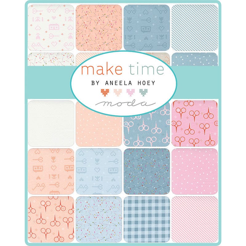 Moda Fabric Pre Cuts Moda Make Time Honey Bun  - The Sewing Studio