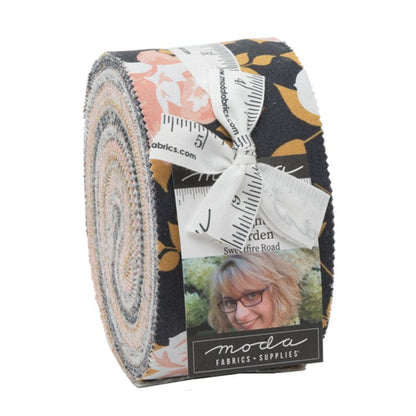 Moda Fabric Pre Cuts Moda Midnight In The Garden Jelly Roll 43120JR  - The Sewing Studio