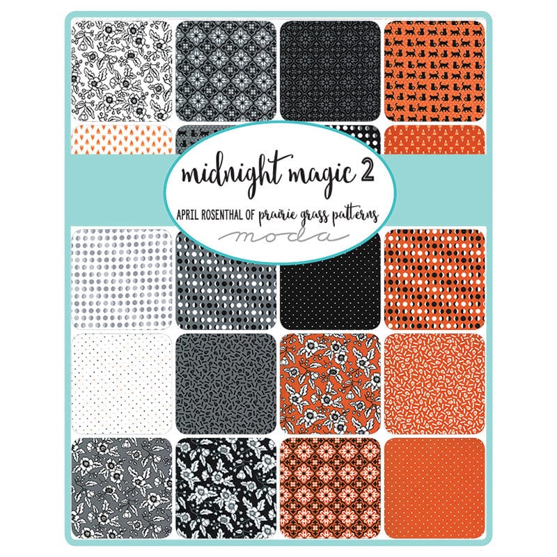 Moda Fabric Pre Cuts Moda Midnight Magic 2 Layer Cake  - The Sewing Studio