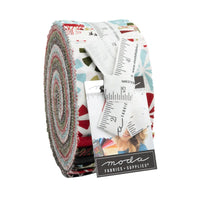 Moda Fabric Pre Cuts Moda Peppermint Bark Jelly Roll 30690JR