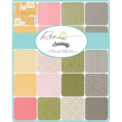 Moda Fabric Pre Cuts Moda Renew Honey Bun 55560HB  - The Sewing Studio