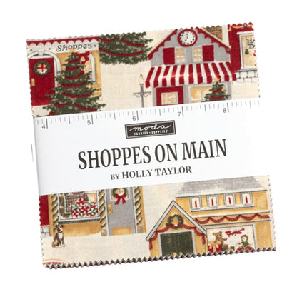 Moda Fabric Pre Cuts Moda Shoppes On Main Charm Pack 6920PP  - The Sewing Studio