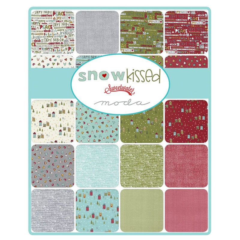 Moda Fabric Pre Cuts Moda Snowkissed Jelly Roll 55580JR  - The Sewing Studio