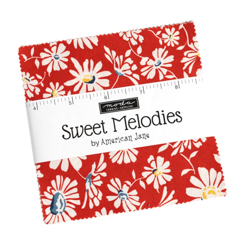 Moda Fabric Pre Cuts Moda Sweet Melodies Charm Pack 21810PP  - The Sewing Studio