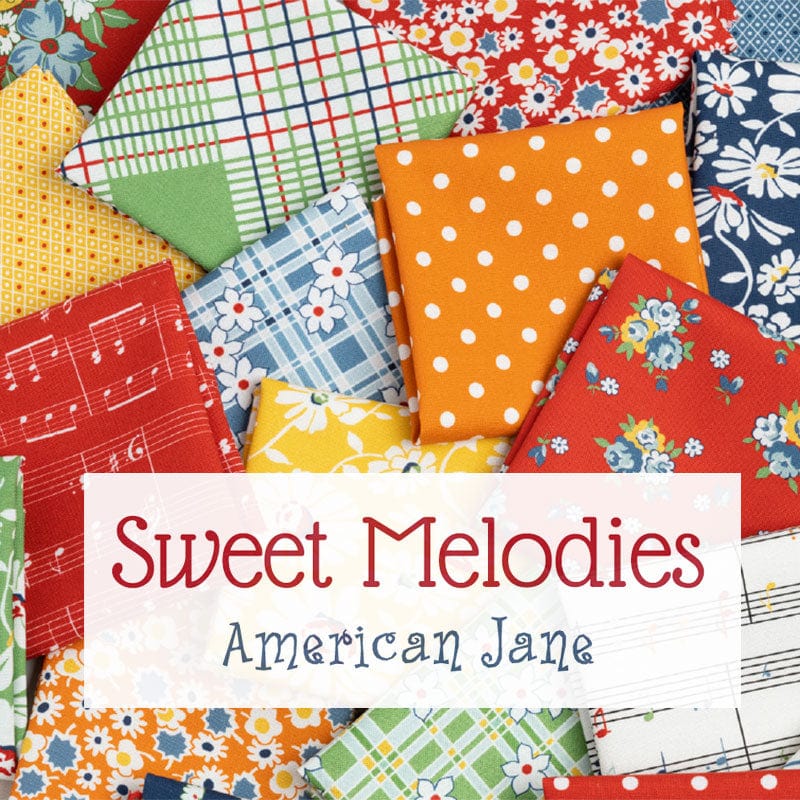 Moda Fabric Pre Cuts Moda Sweet Melodies Charm Pack 21810PP  - The Sewing Studio