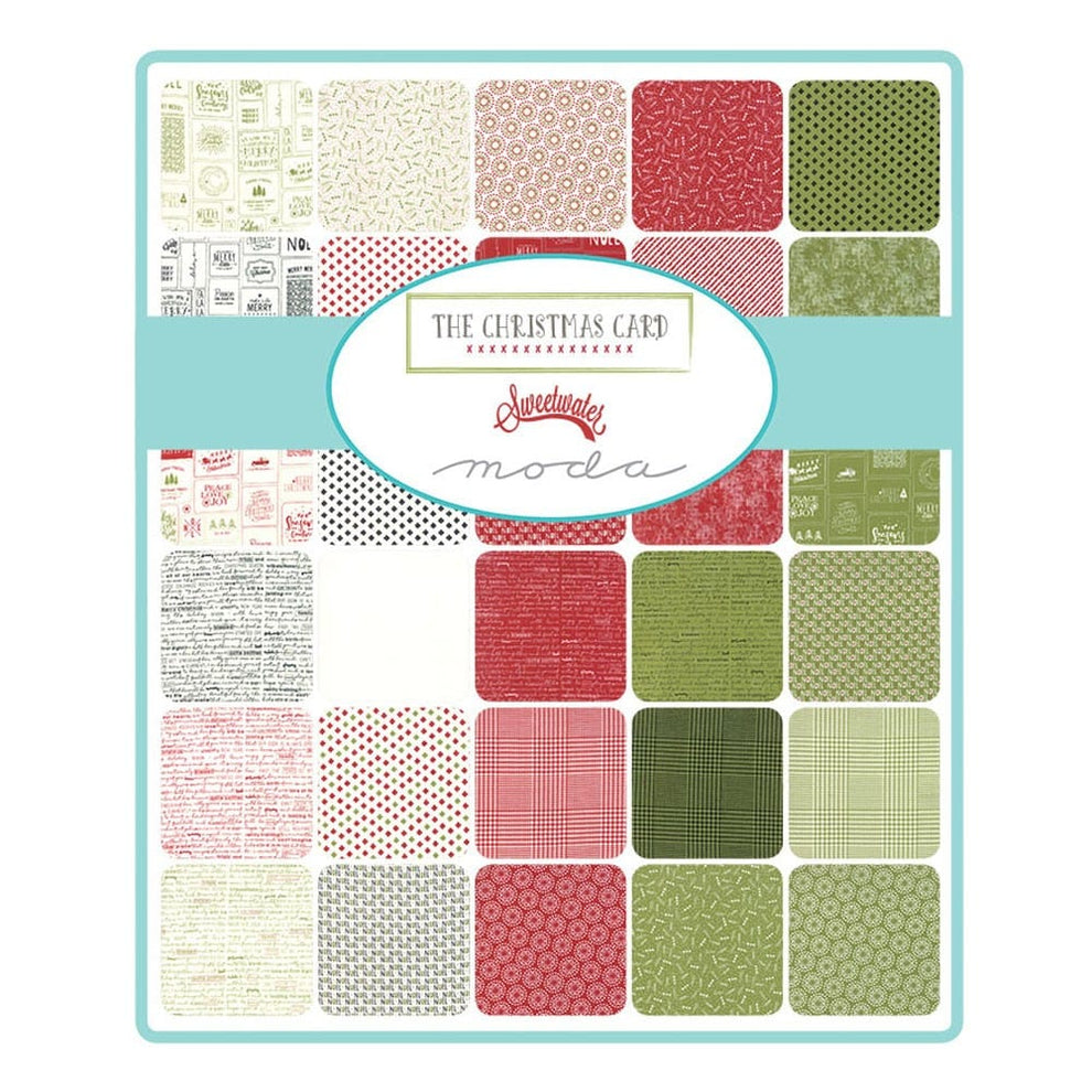 Moda Fabric Pre Cuts Moda The Christmas Card Honey Bun  - The Sewing Studio