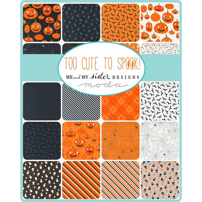 Moda Fabric Pre Cuts Moda Too Cute To Spook Fat Quarter Bundle 24 Piece 22420AB  - The Sewing Studio